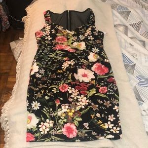 Floral bodycon dress